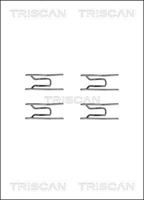 Triscan 8105 231580 - Tarvikesarja, jarrupala inparts.fi