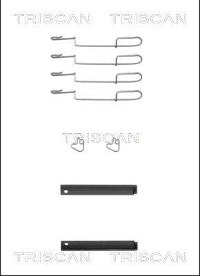 Triscan 8105 231587 - Tarvikesarja, jarrupala inparts.fi