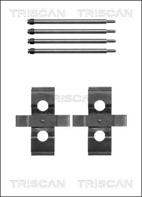 Triscan 8105 231601 - Tarvikesarja, jarrupala inparts.fi