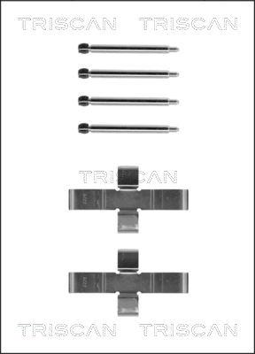 Triscan 8105 231398 - Tarvikesarja, jarrupala inparts.fi