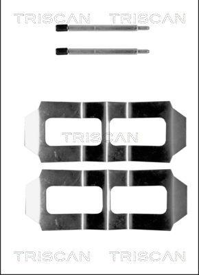 Triscan 8105 231367 - Tarvikesarja, jarrupala inparts.fi