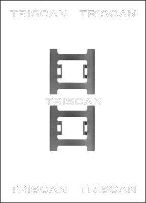 Triscan 8105 271606 - Tarvikesarja, jarrupala inparts.fi