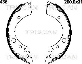 Triscan 8100 40435 - Jarrukenkäsarja inparts.fi