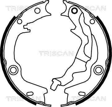 Triscan 8100 43023 - Jarrukenkäsarja, seisontajarru inparts.fi