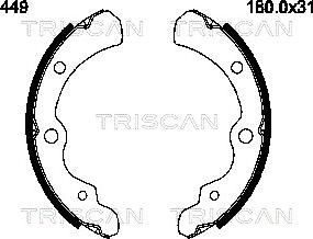 Triscan 8100 68449 - Jarrukenkäsarja inparts.fi