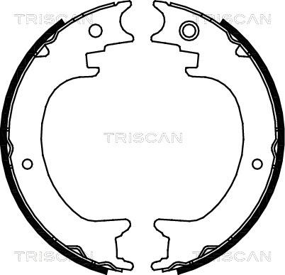 Triscan 8100 68004 - Jarrukenkäsarja, seisontajarru inparts.fi