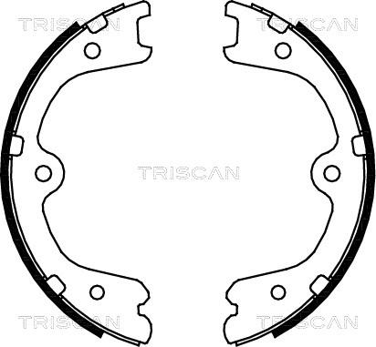 Triscan 8100 14009 - Jarrukenkäsarja, seisontajarru inparts.fi