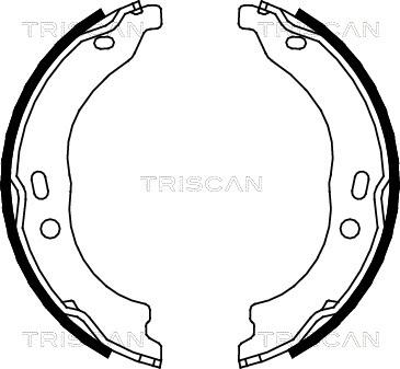 Triscan 8100 15024 - Jarrukenkäsarja, seisontajarru inparts.fi