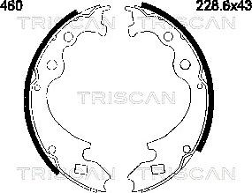 Triscan 8100 16460 - Jarrukenkäsarja inparts.fi