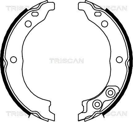 Triscan 8100 10010 - Jarrukenkäsarja, seisontajarru inparts.fi