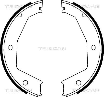 Triscan 8100 10034 - Jarrukenkäsarja, seisontajarru inparts.fi