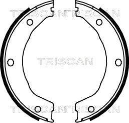 Triscan 8100 10030 - Jarrukenkäsarja, seisontajarru inparts.fi