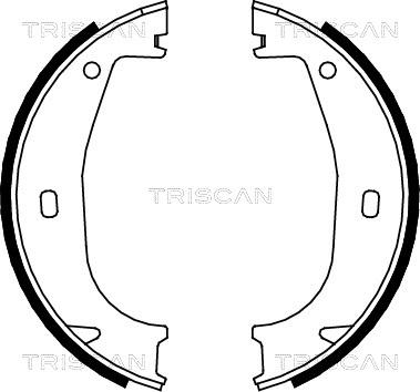 Triscan 8100 11553 - Jarrukenkäsarja, seisontajarru inparts.fi