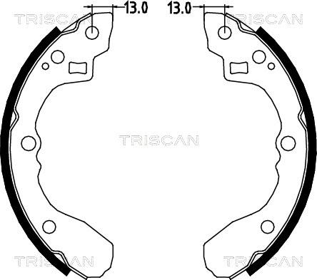 Triscan 8100 18590 - Jarrukenkäsarja inparts.fi