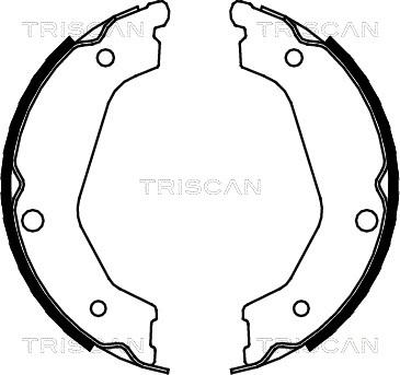 Triscan 8100 18004 - Jarrukenkäsarja, seisontajarru inparts.fi