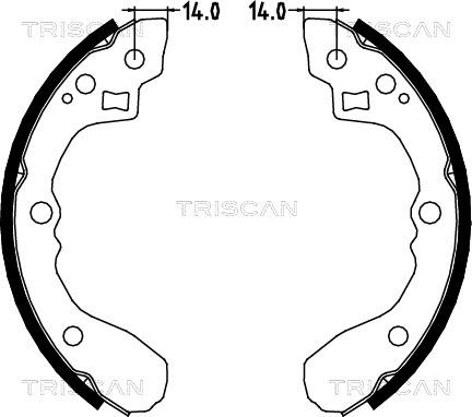 Triscan 8100 18002 - Jarrukenkäsarja inparts.fi