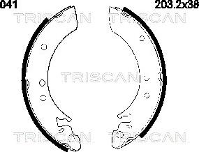 Triscan 8100 13501 - Jarrukenkäsarja inparts.fi