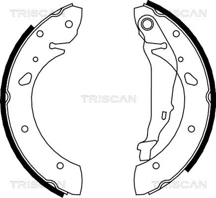 Triscan 8100 13624 - Jarrukenkäsarja inparts.fi