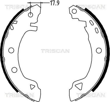 Triscan 8100 12523 - Jarrukenkäsarja inparts.fi