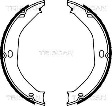 Triscan 8100 80008 - Jarrukenkäsarja, seisontajarru inparts.fi