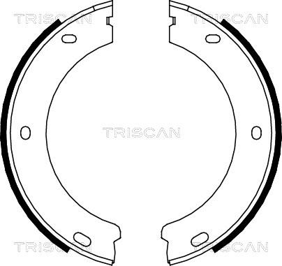 Triscan 8100 28522 - Jarrukenkäsarja, seisontajarru inparts.fi