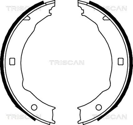 Triscan 8100 28050 - Jarrukenkäsarja, seisontajarru inparts.fi