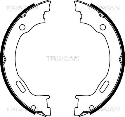 Triscan 8100 23028 - Jarrukenkäsarja, seisontajarru inparts.fi