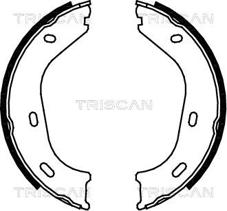 Triscan 8100 23217 - Jarrukenkäsarja, seisontajarru inparts.fi