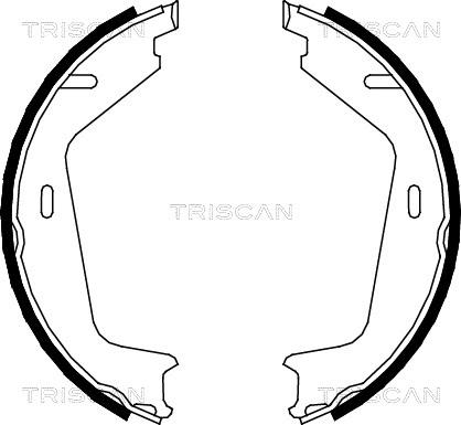 Triscan 8100 27578 - Jarrukenkäsarja, seisontajarru inparts.fi