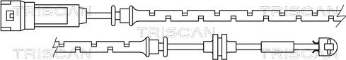 Triscan 8115 10008 - Kulumisenilmaisin, jarrupala inparts.fi