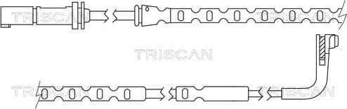 Triscan 8115 11041 - Kulumisenilmaisin, jarrupala inparts.fi