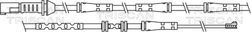 Triscan 8115 11061 - Kulumisenilmaisin, jarrupala inparts.fi