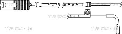 Triscan 8115 11015 - Kulumisenilmaisin, jarrupala inparts.fi