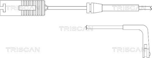 Triscan 8115 11016 - Kulumisenilmaisin, jarrupala inparts.fi