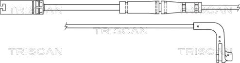 Triscan 8115 11034 - Kulumisenilmaisin, jarrupala inparts.fi