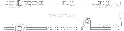 Triscan 8115 11038 - Kulumisenilmaisin, jarrupala inparts.fi