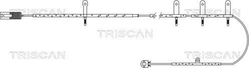 Triscan 8115 17004 - Kulumisenilmaisin, jarrupala inparts.fi