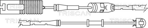 Triscan 8115 17005 - Kulumisenilmaisin, jarrupala inparts.fi