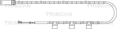 Triscan 8115 17019 - Kulumisenilmaisin, jarrupala inparts.fi