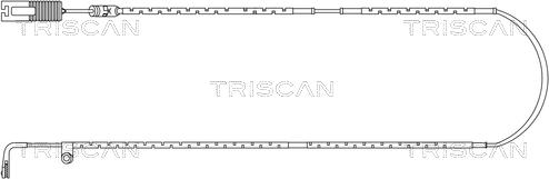 Triscan 8115 17010 - Kulumisenilmaisin, jarrupala inparts.fi