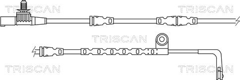 Triscan 8115 17017 - Kulumisenilmaisin, jarrupala inparts.fi