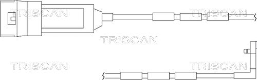 Triscan 8115 24009 - Kulumisenilmaisin, jarrupala inparts.fi