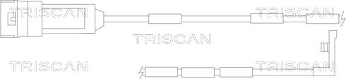 Triscan 8115 24001 - Kulumisenilmaisin, jarrupala inparts.fi