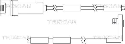 Triscan 8115 24008 - Kulumisenilmaisin, jarrupala inparts.fi