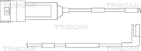 Triscan 8115 24002 - Kulumisenilmaisin, jarrupala inparts.fi