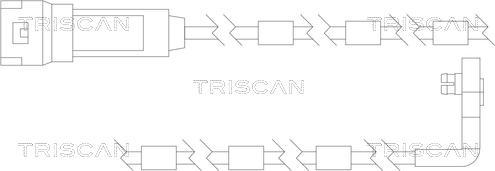 Triscan 8115 24010 - Kulumisenilmaisin, jarrupala inparts.fi