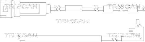 Triscan 8115 24011 - Kulumisenilmaisin, jarrupala inparts.fi