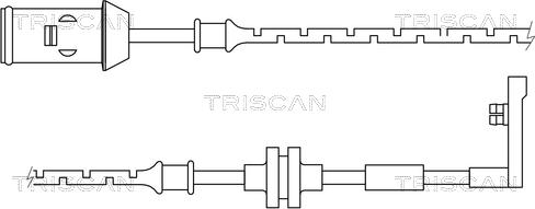 Triscan 8115 24013 - Kulumisenilmaisin, jarrupala inparts.fi