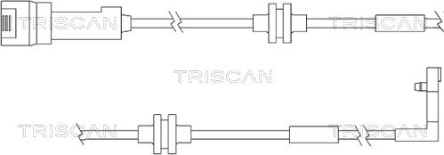 Triscan 8115 24012 - Kulumisenilmaisin, jarrupala inparts.fi