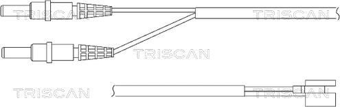 Triscan 8115 28001 - Kulumisenilmaisin, jarrupala inparts.fi